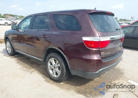 2012 Dodge Durango Sxt from USA, damaged, VIN 1C4RDJAG7CC181288